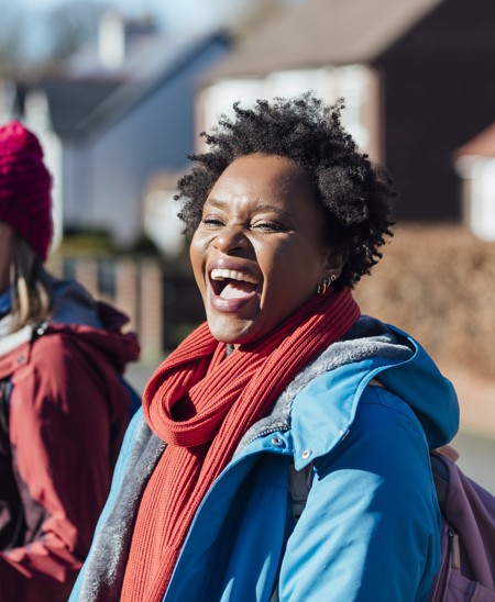 Woman Laughing